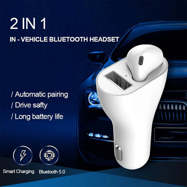 Car Bluetooth Headset BT 5.0 Charger
