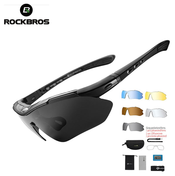 ROCKBROS Polarized Sports Men Sunglasses Road Cycling Glasses