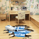 3D Wall Stickers Sky Could Bathroom wall Poster Stiker bedroom decoration Remove Waterproof decals fooor murals sticker