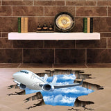 3D Wall Stickers Sky Could Bathroom wall Poster Stiker bedroom decoration Remove Waterproof decals fooor murals sticker
