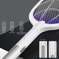 Portable USB Rechargeable Fly Mosquito Racket