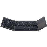 Universal Foldable Wireless bluetooth 3.0 Keyboard Ultra Mini Wireless Folding Touch Pad Keypad For IOS Android Microsoft